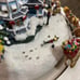 Thomas Kinkade Jingle All the Way Sleigh Bell Ornament Tabletop Tree Display T