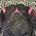 Women's Icon Contra Textile Motorcycle Jacket Black/Pink Size Medium Lined