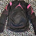 Women's Icon Contra Textile Motorcycle Jacket Black/Pink Size Medium Lined