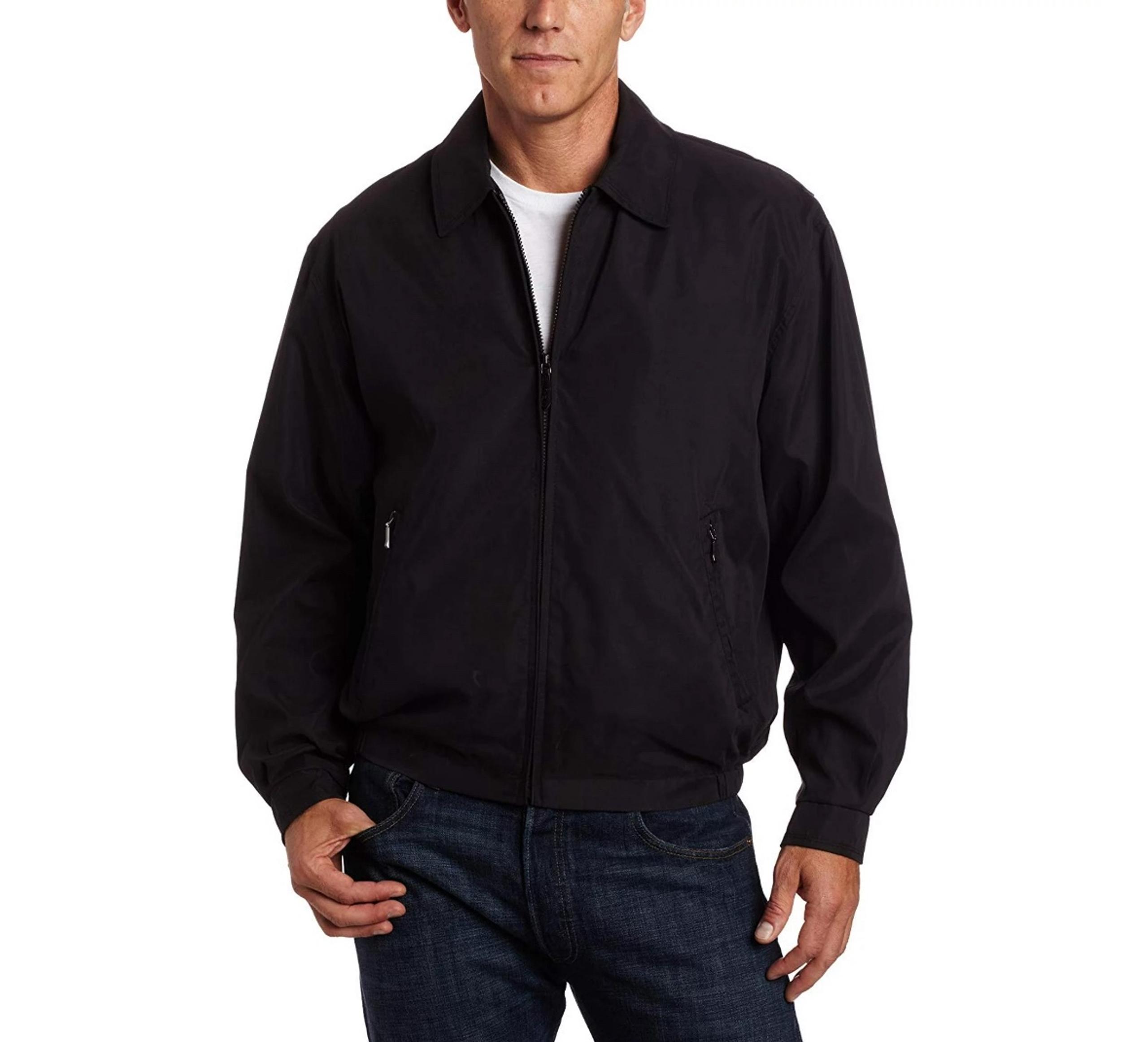 London Fog Men's Zip-Front Golf Jacket