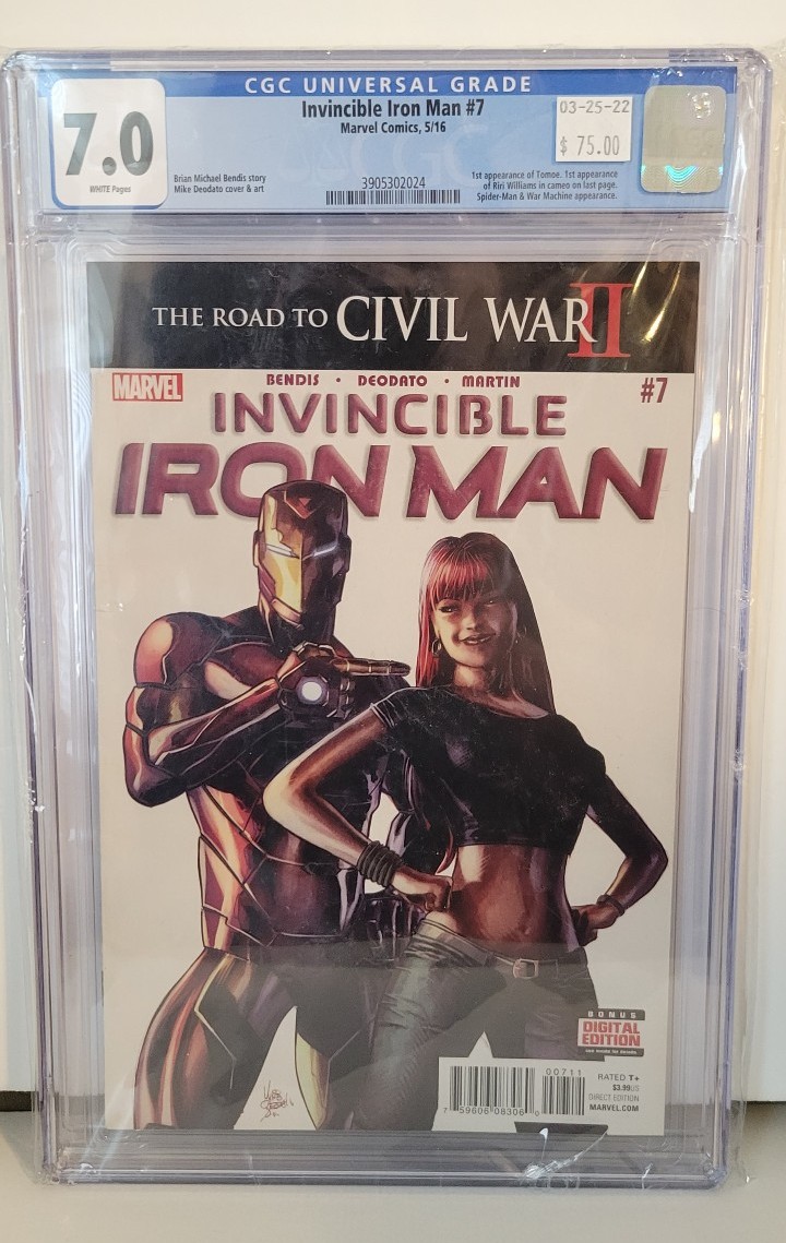 Invincible Iron Man #7 1st Riri Williams CGC Graded!