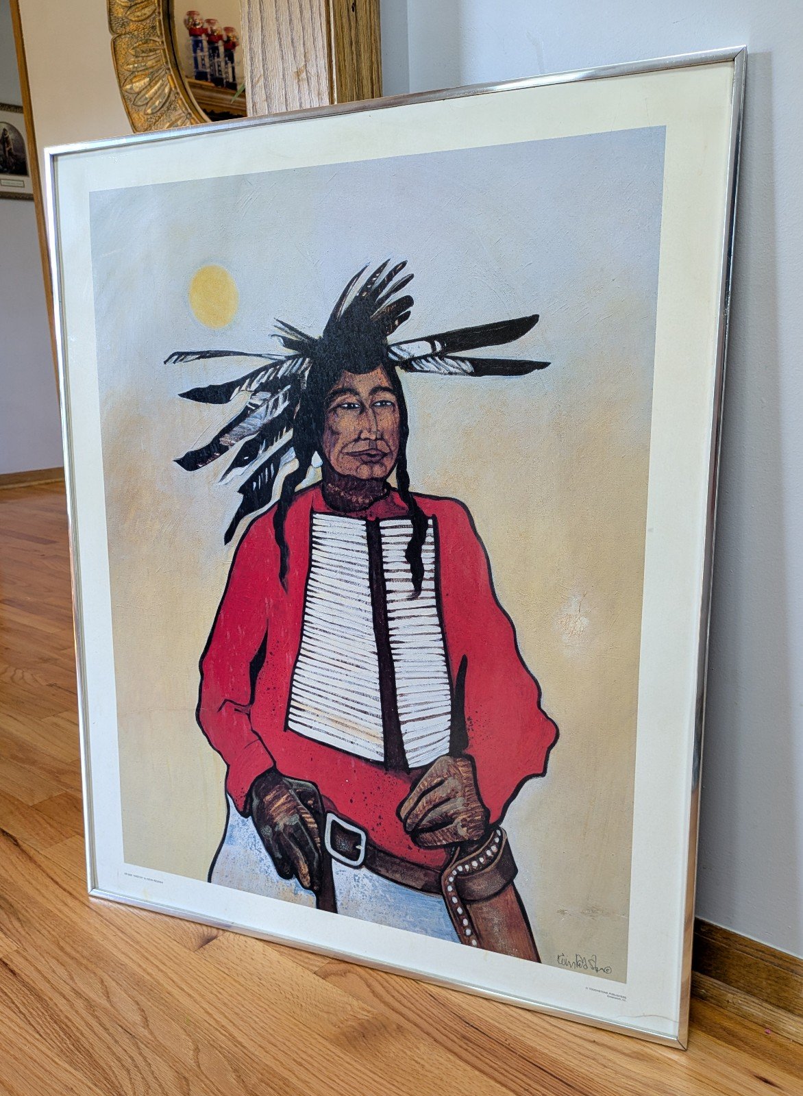 1980s Kevin Red Star Litho Print Notch Touchstone Publishing