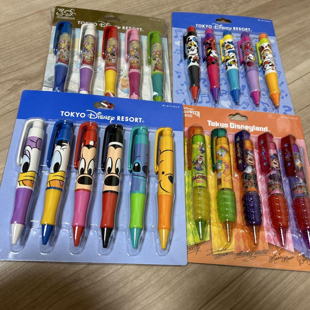 Tokyo Disney Resort Ballpoint Pen Set of Four