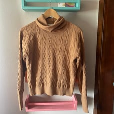 Veronica Beard Lova Pullover in Camel