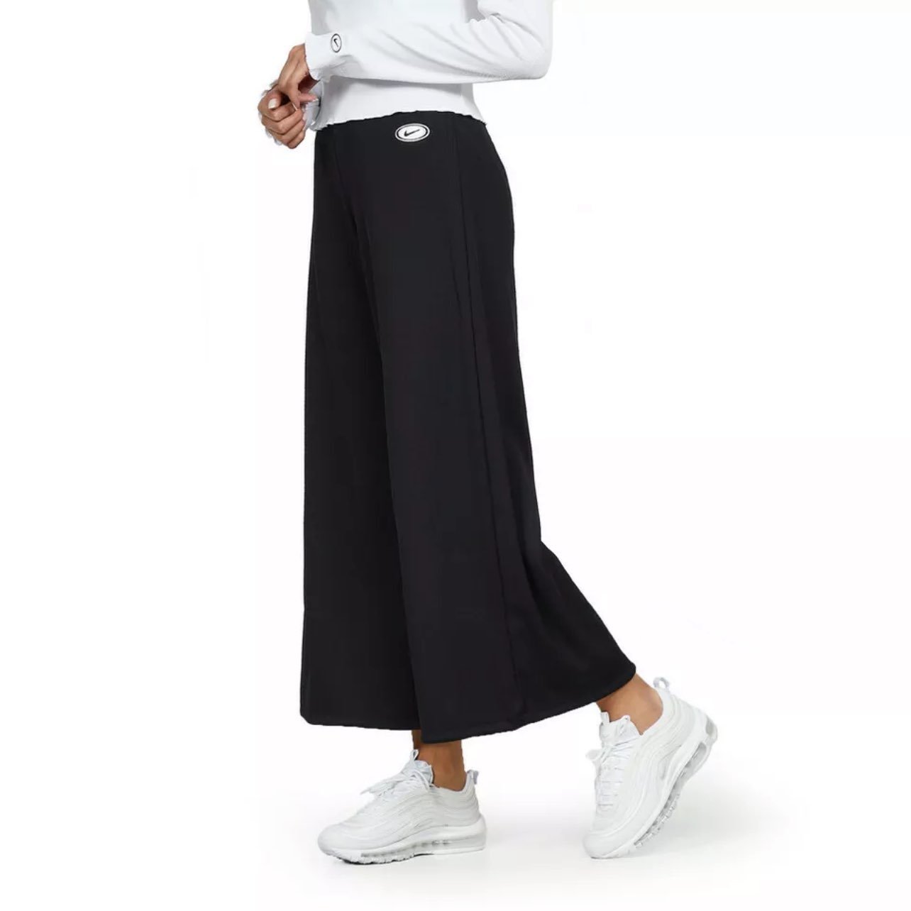 Nike culotte pants lose fit sweatpants wide leg