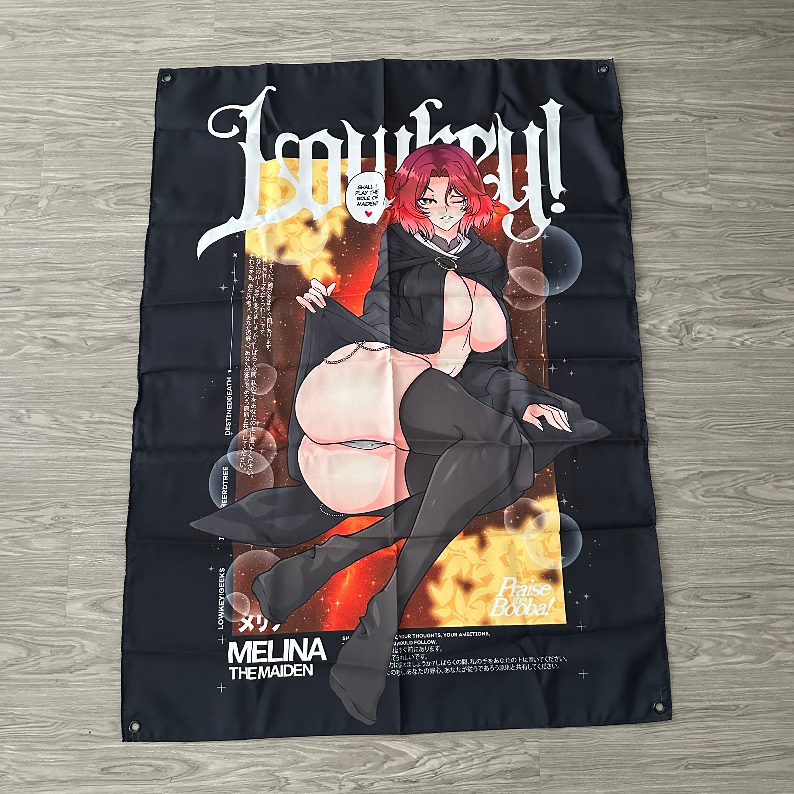 Lowkey Geeks Elden Ring Melina the Maiden Wall Flag