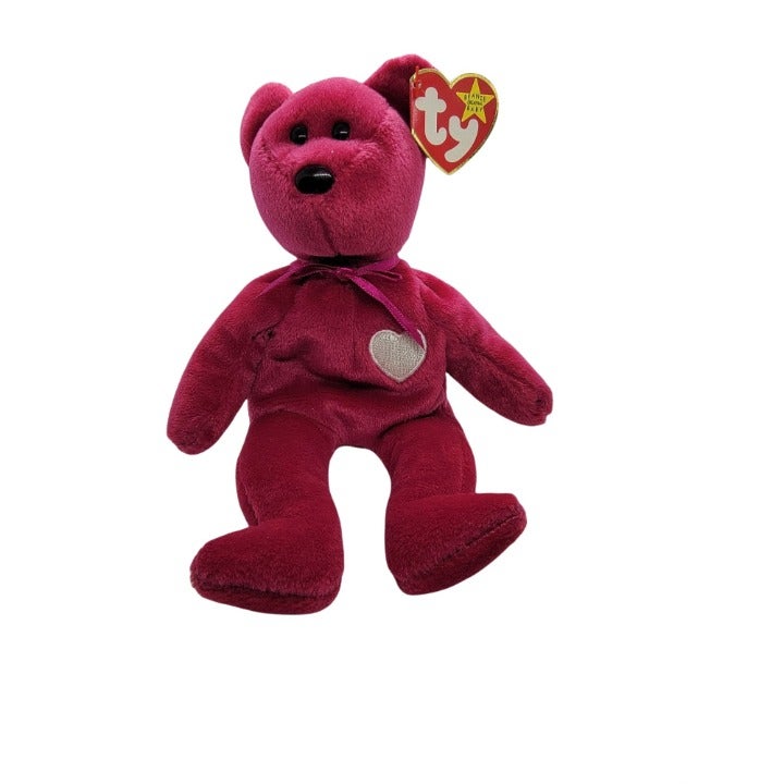 Valentina The Red Bear Ty Beanie Baby- Retired