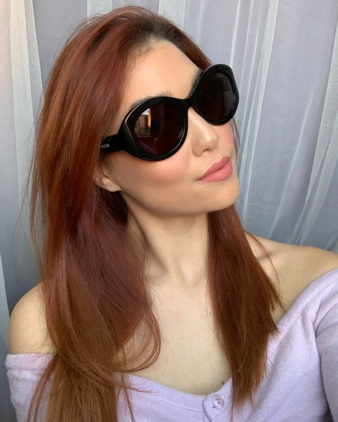 New Balenciaga Oversized Black Women’s Sunglasses