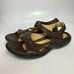Unstructured by Clarks brown leather sandals size 9.5