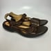 Unstructured by Clarks brown leather sandals size 9.5