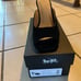 Coach Laurence Sandal Heels- Black Suede