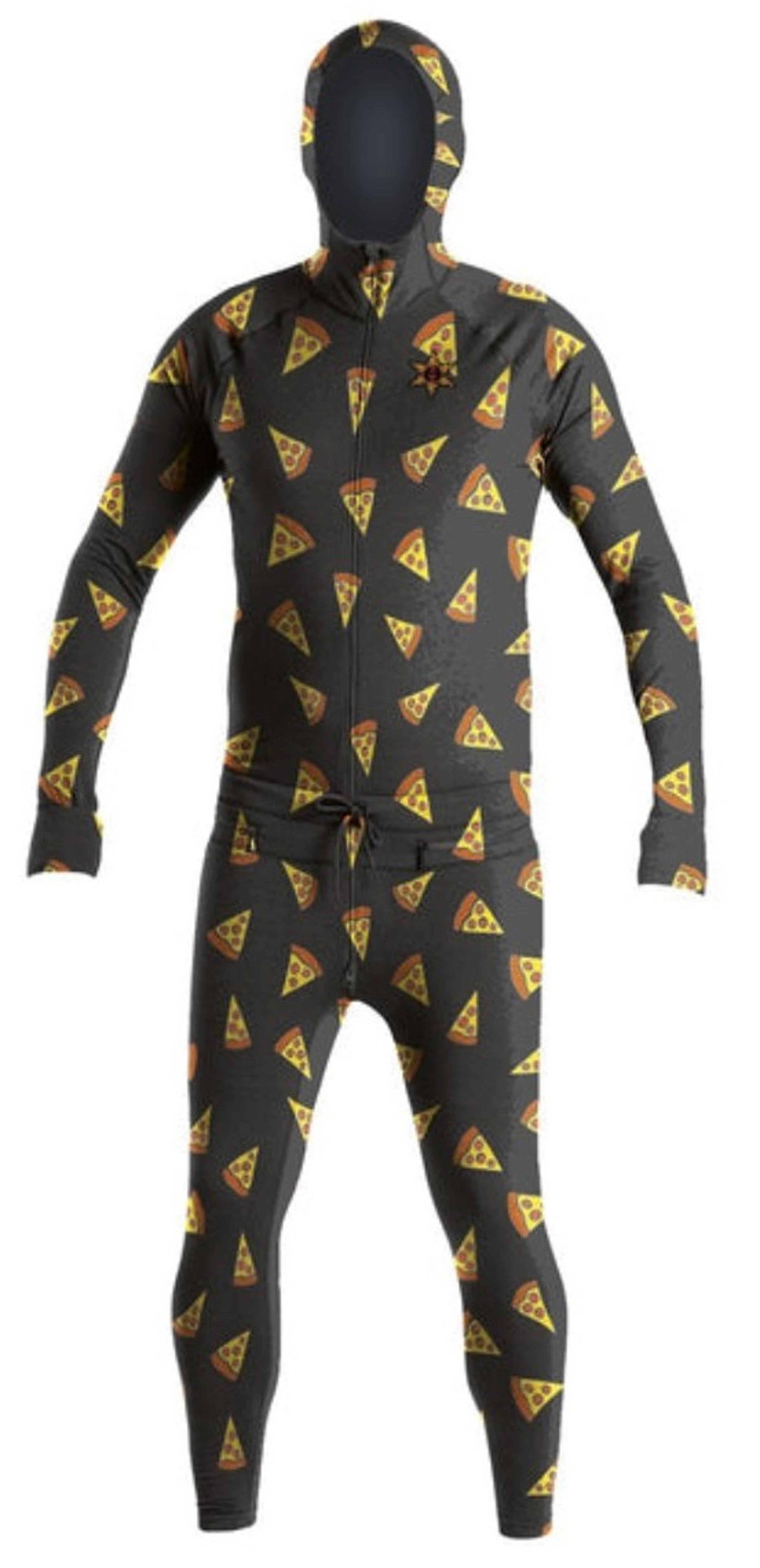 Air Blaster Men Hooded Ski Ninja Suit Small Pizza edition Like new Ret $141