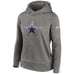 Women's Nike Heather Charcoal Dallas Cowboys Lightweight Performance Hooded Top
