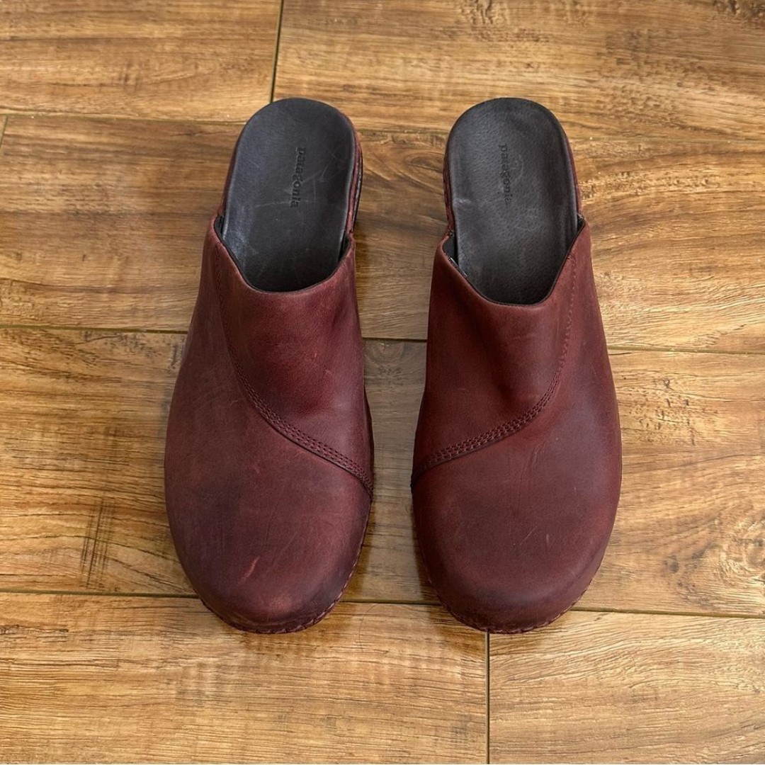 Patagonia Size 10 Better Clog Slide Mules Leather Shoe Rusted Iron Style T11504
