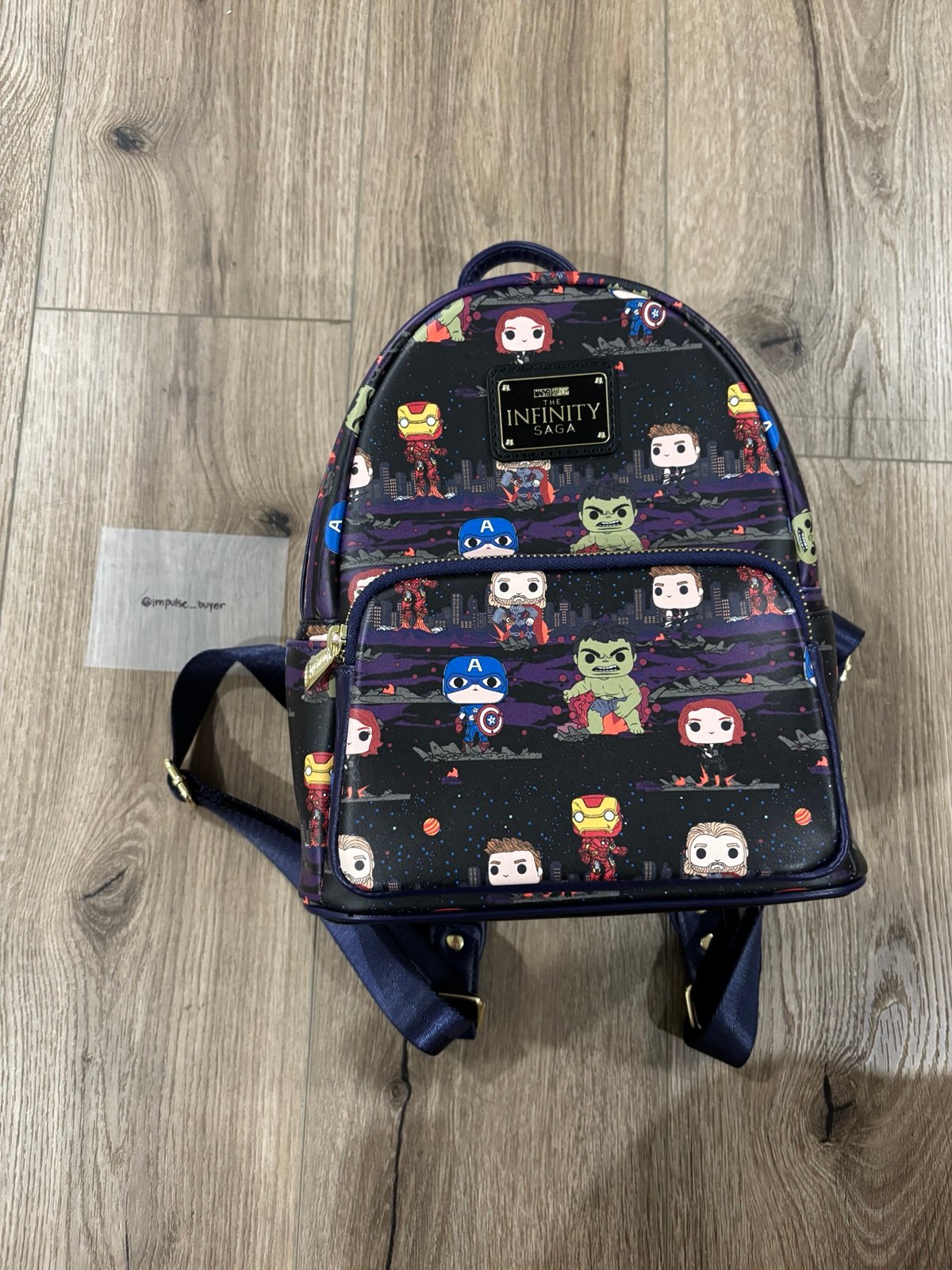 Loungefly Mini Backpack: Marvel Chibi Infinity Saga
