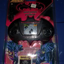 Tiger Electronics Lcd Handheld Joystick Games Batman & Robin Figurine 1997 Rare
