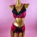 Velvet lingerie set