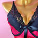 Velvet lingerie set