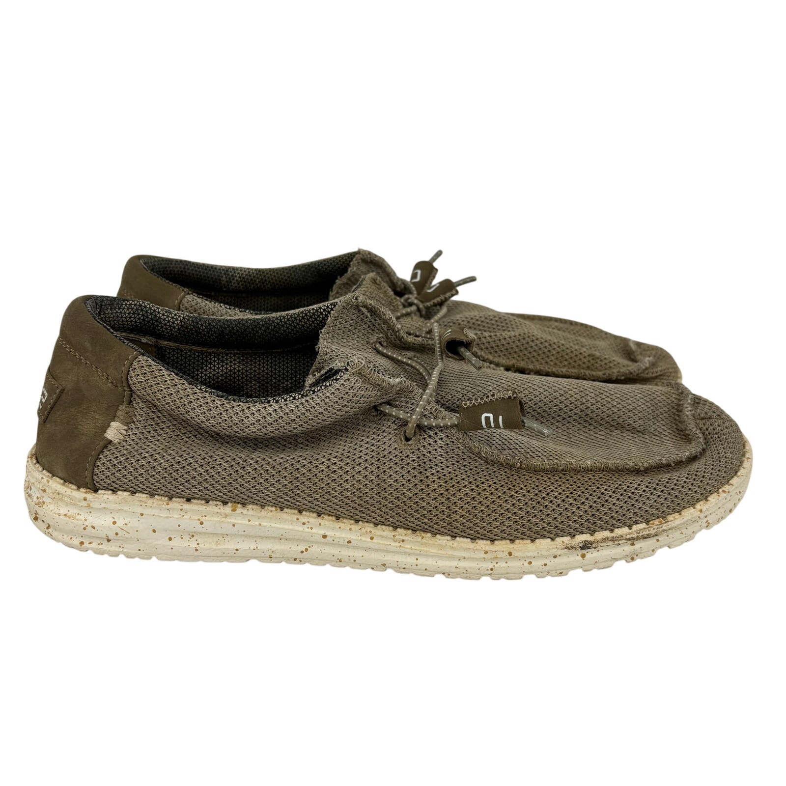 Hey Dude Wally Sox Loafer Men's Size 13 Sand Brown Slip On Comfort Sneaker Shoe