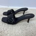 Express Open Toes Heeled Sandals Size 9 Black Womens