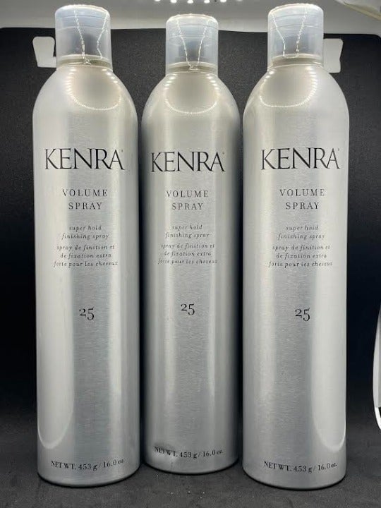 KENRA Volume Spray #25 Super Hold Finishing Hairspray 16 Oz 3 Pack/ FAST SHIPPIN