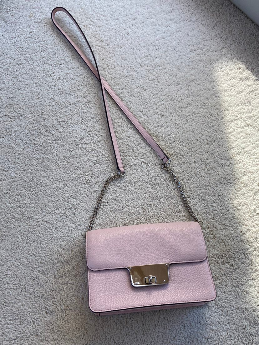Pastel Pink Crossbody Handbag by Millie Pre Owned Great Condition