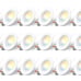 Amico 19 Pack 5/6 inch 5CCT LED Recessed Lighting, Dimmable, 12.5W=100W, 950LM,
