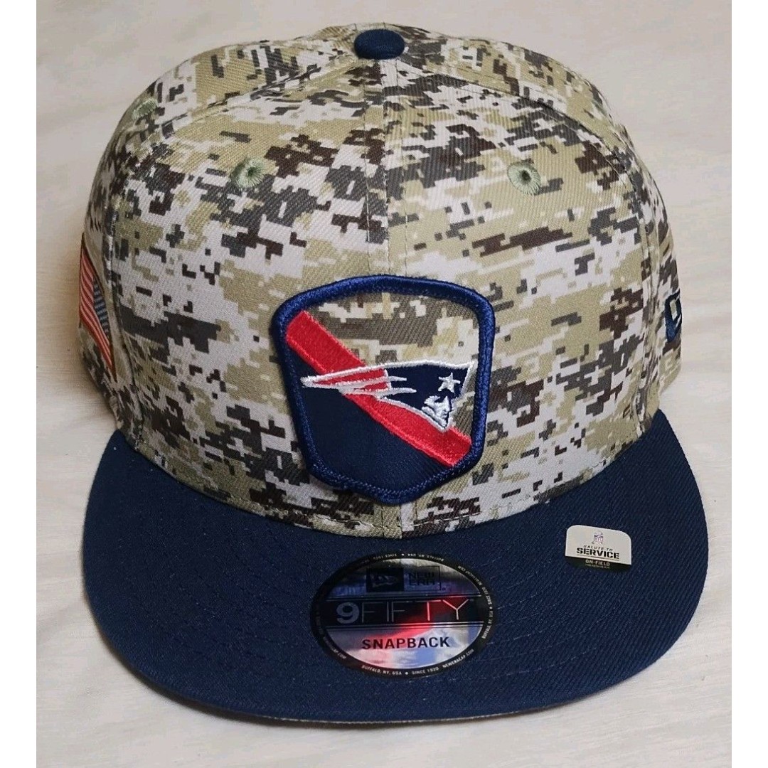 New Era New England Patriots 2023 Salute To Service 9FIFTY Snapback Hat Sz OSFM