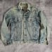 Men's Vintage 80's Levi's USA Light Blue Batman Trucker Type 3 Jean Jacket Sz M