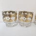 Set of 4 CULVER VALENCIA Gold Cocktail / Rocks Bar Glasses
