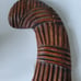 Vintage African Art Wood Hand Carved 20in long wall hanging decor