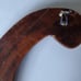 Vintage African Art Wood Hand Carved 20in long wall hanging decor