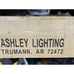 Ashley Lighting Nickel Sconce 26 x 5 Fluorescent Art Deco Bar Light Vanity