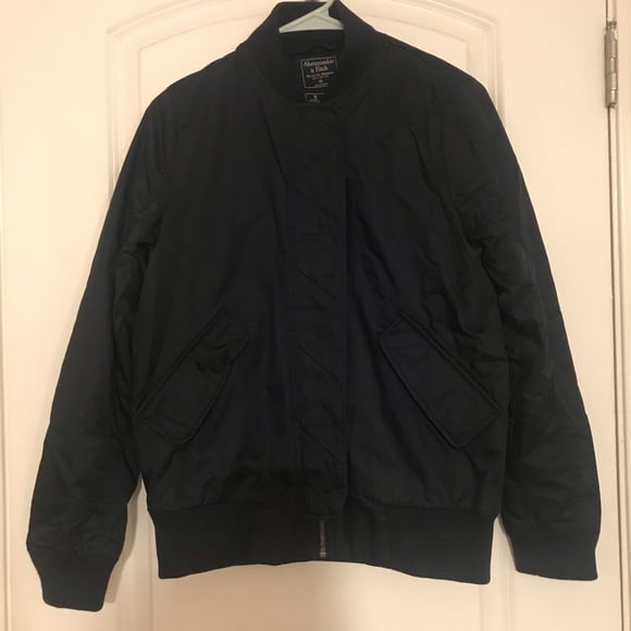 Navy Blue Bomber Jacket