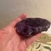Purple fluorite rare specimen mineral