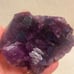 Purple fluorite rare specimen mineral