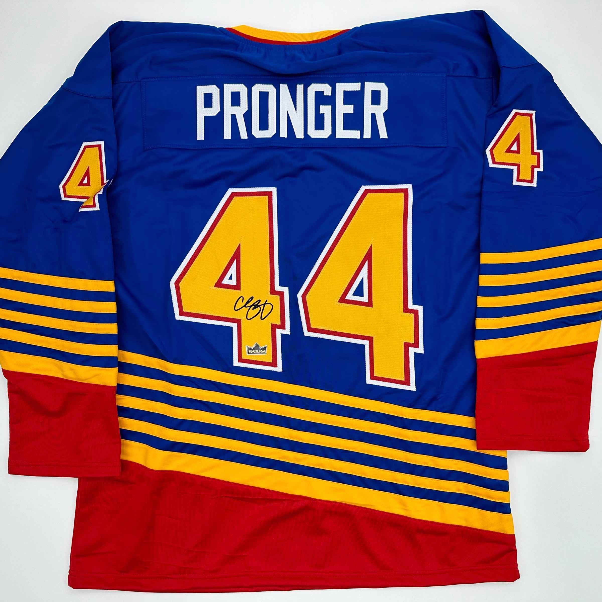 Facsimile Autographed Chris Pronger St. Louis Blue Auto Jersey Size Men's XL