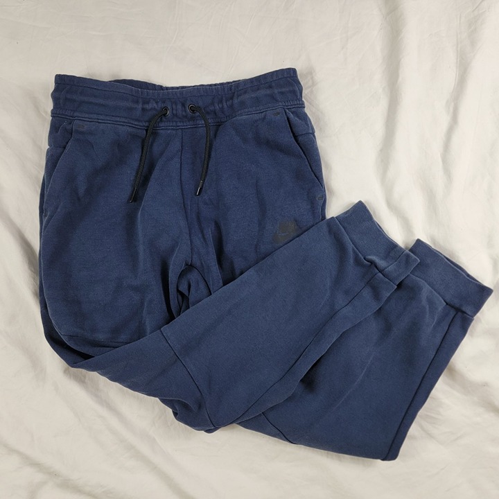 Nike Tech Fleece Boys Large Dark Blue Jogger Sweatpants Athletic Outdoors Casual