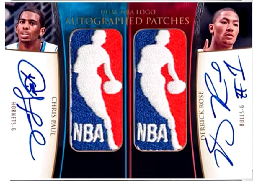 Derrick Rose Chris Paul Duo 1/1 Custom Card
