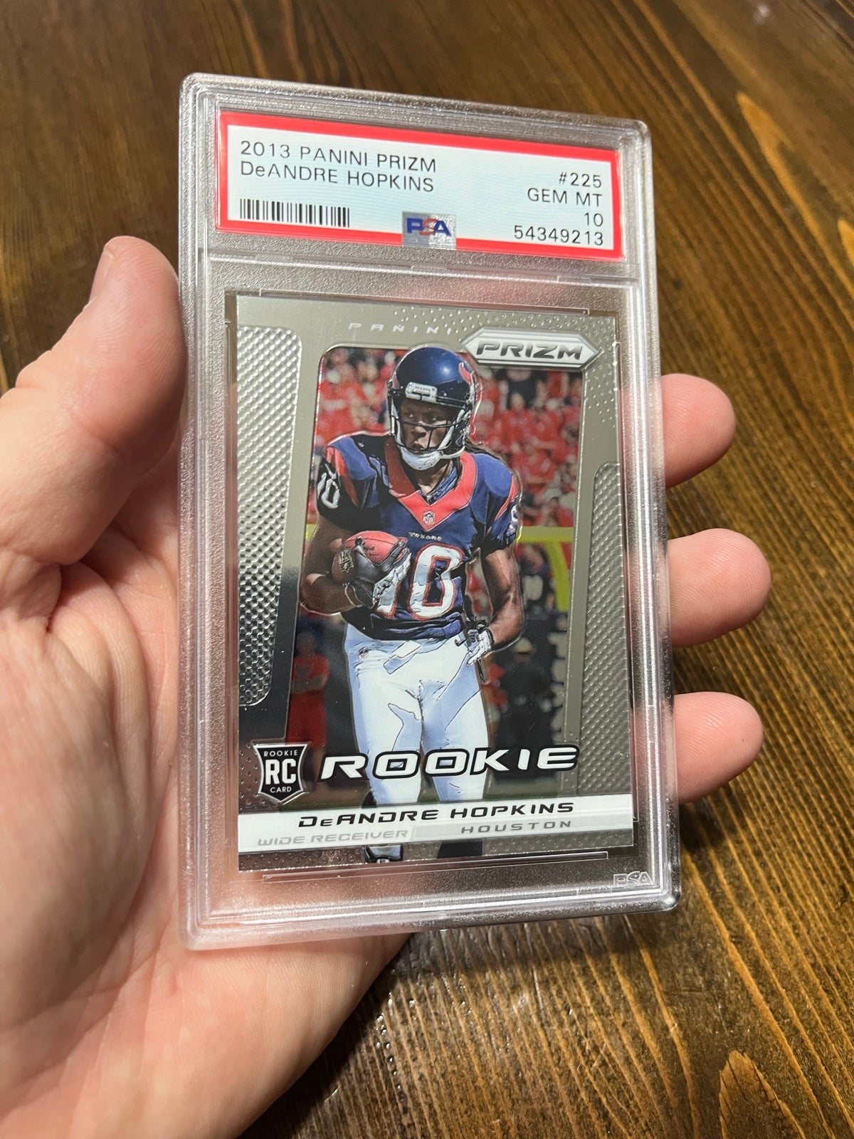 2013 Panini Prizm DeAndre Hopkins Gem Mint Rookie PSA 10 RC Flawless Titans