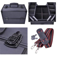 aluminum makeup artist train case