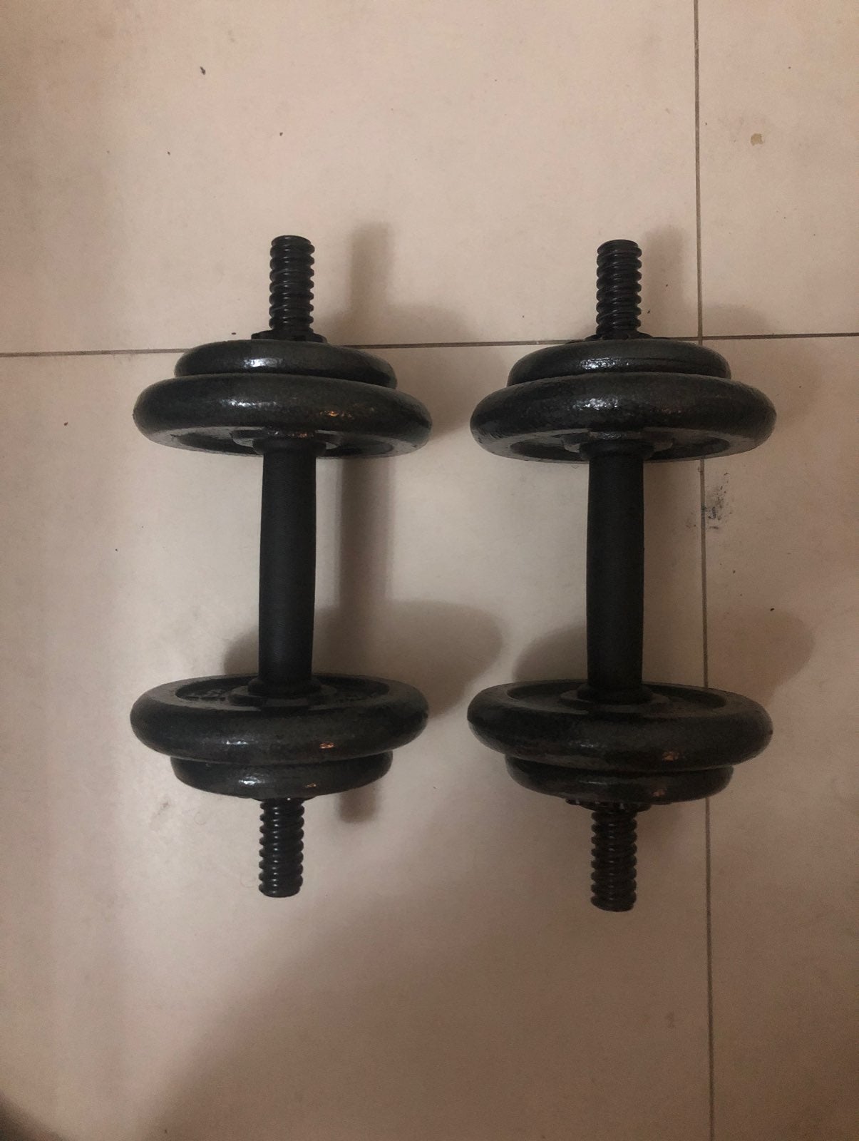 Cap barbell 40 pound adjustable dumbell