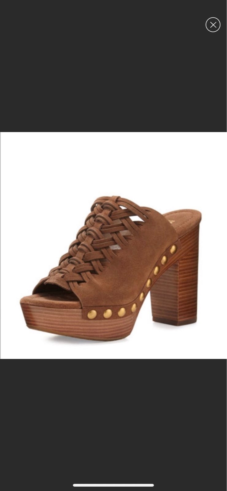 Michael Kors Acorn Westley Studded Mules
