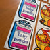 Vintage Mello Smello Scratch & Sniff Sticker Lot