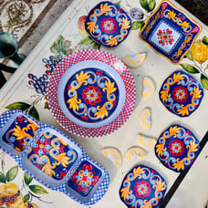 Brand new MELAMINE SERVING DISHES SET of 7 NEW!!