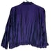 Vintage Y2K Lee Andersen Purple Ruffled Acetate Lightweight Evening Shrug/Bolero
