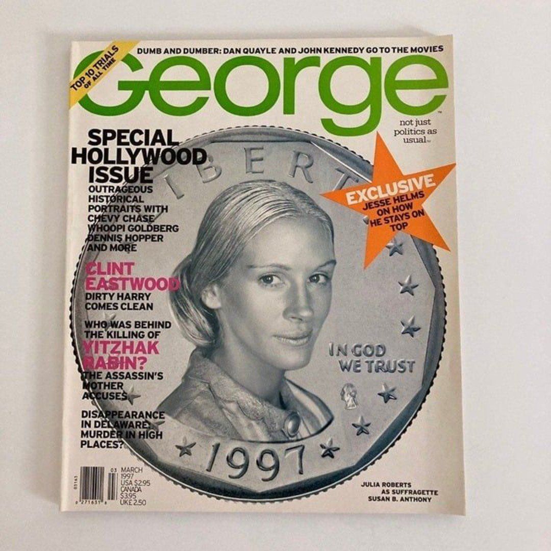 George Magazine March 1997 featuring Julia Roberts