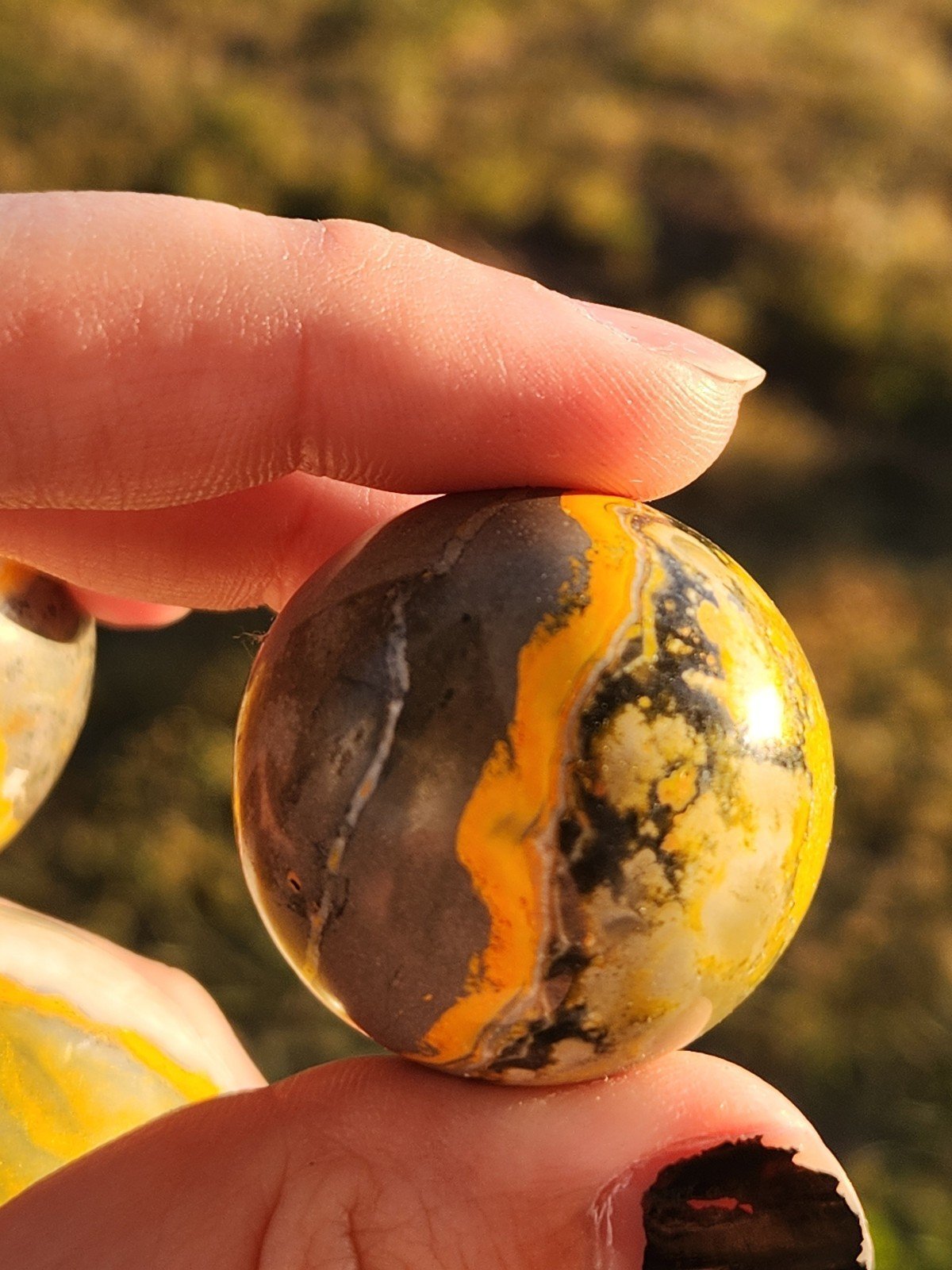 Bumblebee Jasper Sphere #2