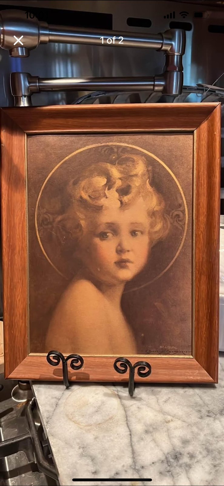 Light Of The World Vintage framed art