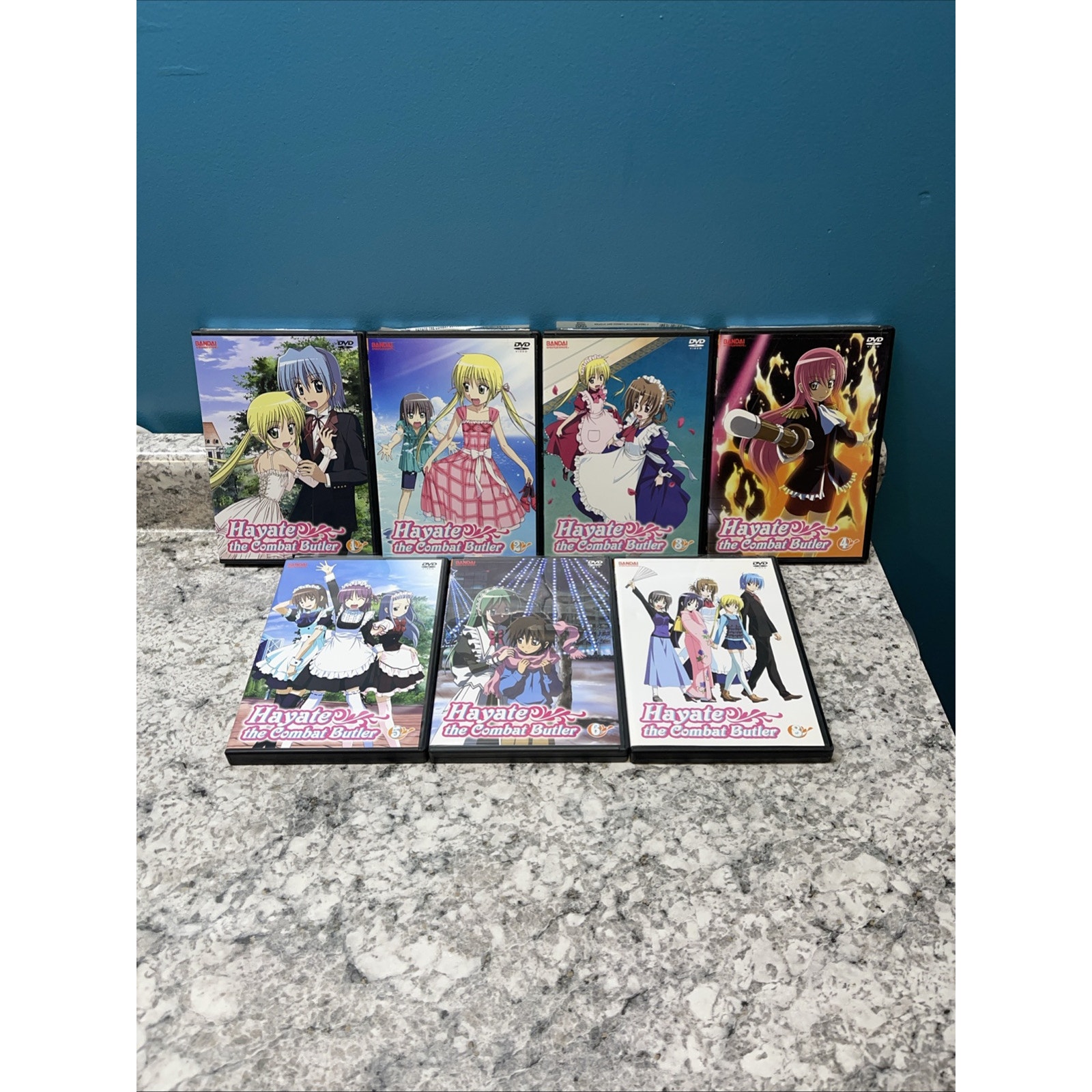 Hayate The Combat Butler, Part 1-6 And 8 (DVD) English Subtitles. 7 DVD’s